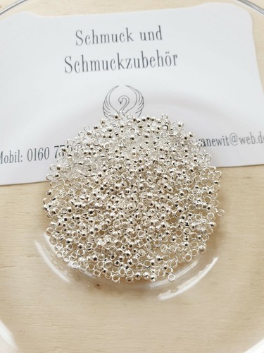 100 messing quetschperlen - 100,