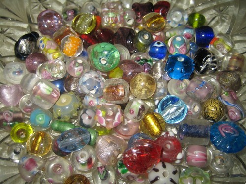 Glasperlen mix 100 g - glasperlen,