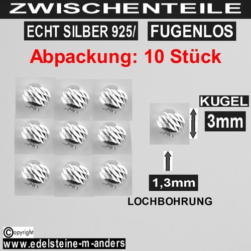 Echt silber zwischen perlen - silber,