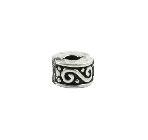 Metallperlen clip antik - 2,