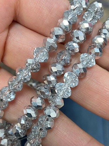 6mm facettierte kristall - 6mm,