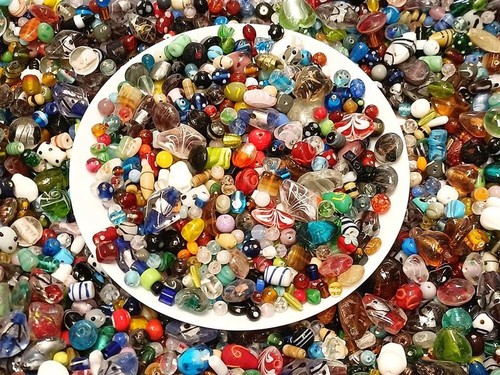 1kg glasperlen gemischte - gemischte, bunte