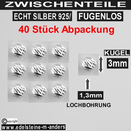 Echt silber zwischen perlen - echt,