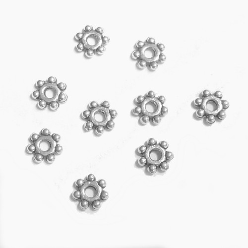 Metallperlen spacer blumen - spacer,